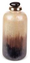 Dekoratyvinė stiklo figūrėlė 03, ruda sp., 13 cm x 13 cm x 34 cm