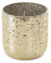 Dekoratyvinė stiklinė vaza Melia 02, aukso sp., 18 cm x 18 cm x 14 cm