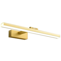 Šviestuvas sieninis Venus, LED, 4000 °K, 1 x 8 W, aukso sp., 5 x 15.5 x 40 cm