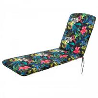 Lauko kėdės pagalvėlė Hobbygarden Amelia 3D, mėlyna sp./juoda sp./žalia sp., 113 x 60 cm