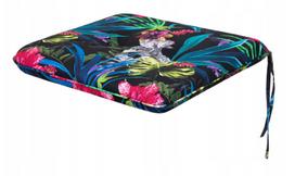 Lauko baldų pagalvė Hobbygarden Bella 3D, juoda sp./įvairių spalvų, 50 x 43 cm