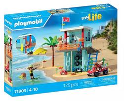 Konstruktorius Playmobil My Life Lifeguard Tower With Beach Buggy 71903, 125 vnt., įvairių spalvų