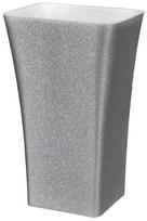 Vonios praustuvas Besco Assos Glam, akmens masė, 50 cm x 40 cm x 85 cm, sidabro sp.