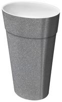 Vonios praustuvas Besco Uniqa Glam, akmens masė, 46.5 cm x 32.5 cm x 84 cm, sidabro sp.