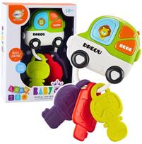 Interaktyvus žaislas, automobilio raktai su pulteliu Lean Toys Baby, įvairių spalvų