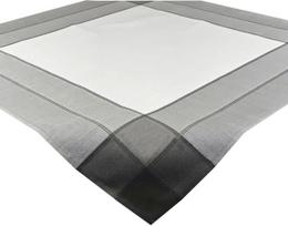 Staltiesė kvadratinė OAB-04, balta sp./pilka sp., 85 x 85 cm