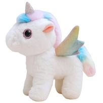 Žaislinis gyvūnas vienaragis Lean Toys Plush Pet Mini, 21 cm, balta sp.
