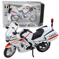Žaislinis motociklas Lean Toys Model Replica, 1:12, balta sp.