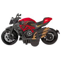 Žaislinis motociklas Lean Toys Max Energy, 1:14, raudona sp.