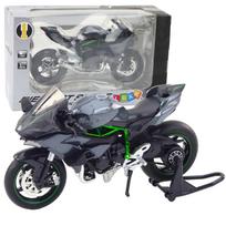 Žaislinis motociklas Lean Toys Model Replica Sports, 1:12, pilka sp.