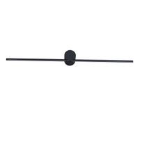 Šviestuvas sieninis Light Prestige Modern Slim LP-777/1W L BK, LED, 3000 °K, 1 x 8 W, juoda sp.