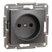 Kištukinis lizdas Schneider Electric Asfora EPH3000171, be įžeminimo, IP20, juoda sp.