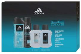 Dovanų komplektas vyrams Adidas Ice Dive, 4 vnt.