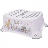 Pagalbiniai laipteliai Keeeper Bambi, balta sp./pilka sp., 14 cm x 28.5 cm x 40.5 cm