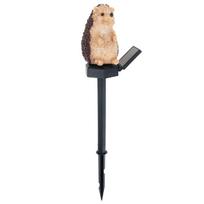 Įsmeigiamas šviestuvas su saulės baterija Hedgehog, -, ruda sp.