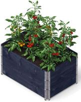 Pakelta lysvė Upyard GardenBox Set of 3 Classic Wood, 120 cm x 80 cm x 59.5 cm