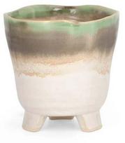 Gėlių vazonas Katia 402304, keramika, 15 cm x 15 cm, Ø 15 cm, kreminė sp./smėlio sp.