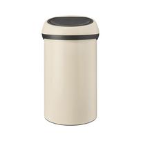 Šiukšliadėžė Brabantia Touch, smėlio sp., 60 l, 71 cm x 40 cm