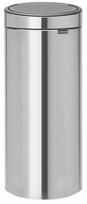 Šiukšliadėžė Brabantia Touch 115462, sidabro sp., 30 l, 70.5 cm x 29.5 cm