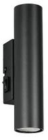 Šviestuvas sieninis Reality Taryn R26852732, GU10, 2 x 5 W, juoda sp.
