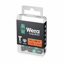 Smūginiai atsuktuvų antgaliai, rinkinys Wera 867/1, Torx T40, 25 mm, 1/4"
