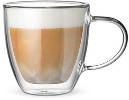 Dvigubo stiklo puodelių rinkinys Bialetti Capri, skaidri sp., 0.160 l