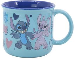 Puodelis Disney Stitch Angel, mėlyna sp., 0.355 l