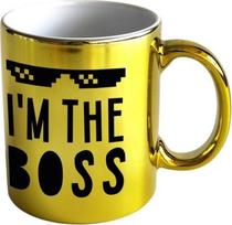 Puodelis I'm The Boss, aukso sp., 0.3 l