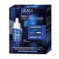 Veido priežiūros priemonių rinkinys Uriage Cica Daily, 45 ml, 2 vnt.
