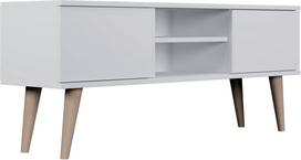 TV staliukas Kocot Kids Toronto, balta sp., 120 cm x 36 cm x 55.5 cm