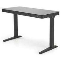 Rašomasis stalas su stalčiais reguliuojamo aukščio B52, 120 cm x 60 cm, 77 - 120 cm, juoda sp.