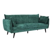 Sofa-lova Home4you Noella 3, žalia sp., 212 x 82 cm x 88 cm