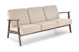 Sofa Milano 3S, riešuto sp./smėlio sp., 175 x 77 cm x 77 cm