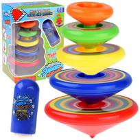 Interaktyvi piramidė Mega Spinner, įvairių spalvų, 6 vnt.