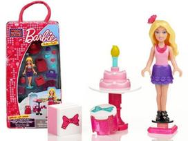 Lėlė Barbie Mega Bloks ZA1891, (spalva/dizainas parenkami atsitiktine tvarka)