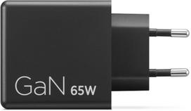 Telefono įkroviklis Lenovo Dual USB-C GaN 40AW065BEU, 2 x USB Type C, juoda sp., 65 W