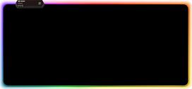 Pelės kilimėlis Mozos MP-L RGB, 80 cm x 30 cm x 0.4 cm, juoda sp.