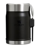 Termosas maistui Stanley The Legendary, 0.4 l, sidabro sp./juoda sp.