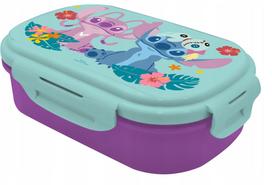 Indelis maistui, su stalo įrankiais Stitch St00091, 22 cm x 13 cm, violetinė sp./įvairių spalvų