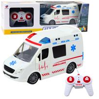 Žaislinis greitosios pagalbos automobilis Lean Toys City Car, 1:20, balta sp.