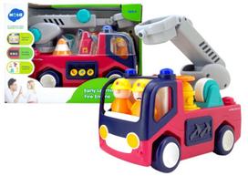 Žaislinė gaisrinė mašina Hola Early Learning Fire Engine, įvairių spalvų