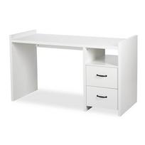 Rašomasis stalas su stalčiais LittleSky Amelia, 145 cm x 60 cm, 83 cm, balta sp.