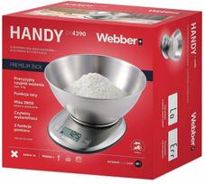Elektroninės virtuvinės svarstyklės Webber EK4390H, sidabro sp.