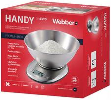 Elektroninės virtuvinės svarstyklės Webber EK4390, sidabro sp.