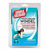 Sauskelnės šunims Simple Solution Washable, M mėlyna sp.