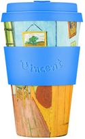 Plastikinė stiklinė Ecoffee Cup Van Gogh The Bedroom, 400 ml, 9 cm, polilaktidas (pla), mėlyna sp./oranžinė sp./įvairių spalvų