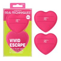 Makiažo kempinėlė Real Techniques Vivid Escape, 2 vnt., rožinė sp.