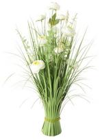 Dirbtinių gėlių puokštė Natu 359, žalia sp., 53 cm