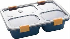Indelis maistui, su stalo įrankiais Aptel DA1A, 1.2 l, 18 cm x 24.7 cm, mėlyna sp./balta sp.