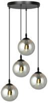 Šviestuvas kabinamas Emibig Cosmo Premium 4 712/4PREM, E14, 4 x 10 W, grafito sp., 15 x 15 cm